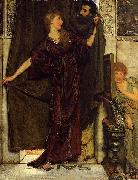 Laura Theresa Alma-Tadema Not at Home Sir Lawrence Alma Spain oil painting artist